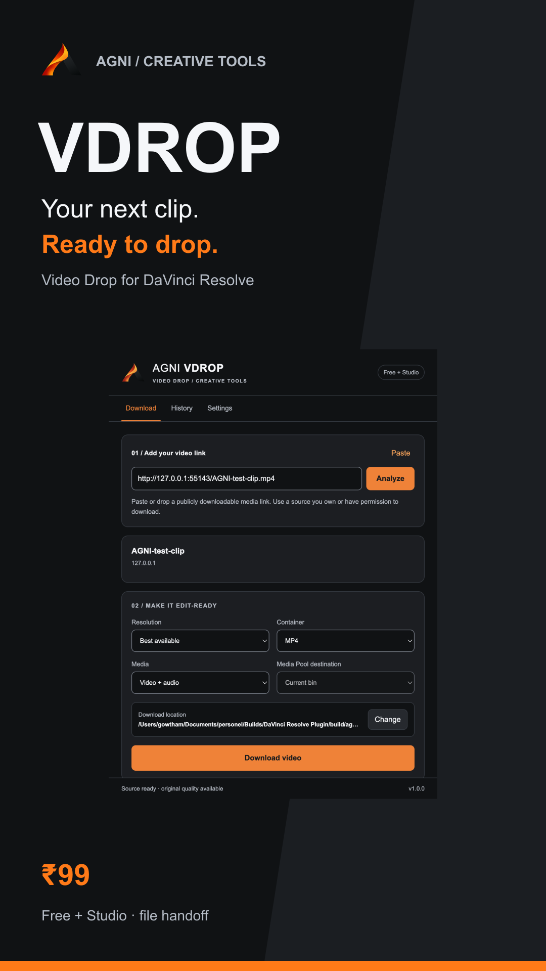 AGNI VDROP gallery